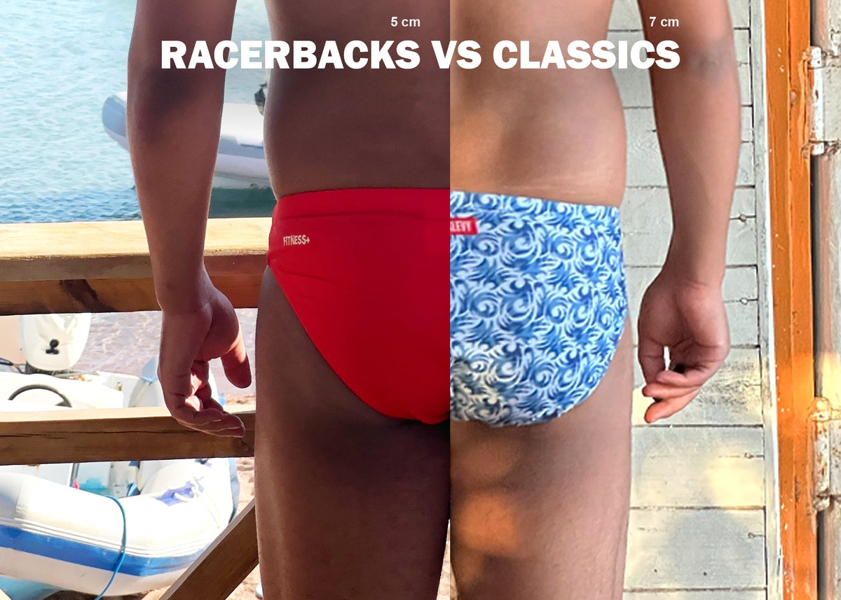 Classic Cut vs Racerback Swim Briefs