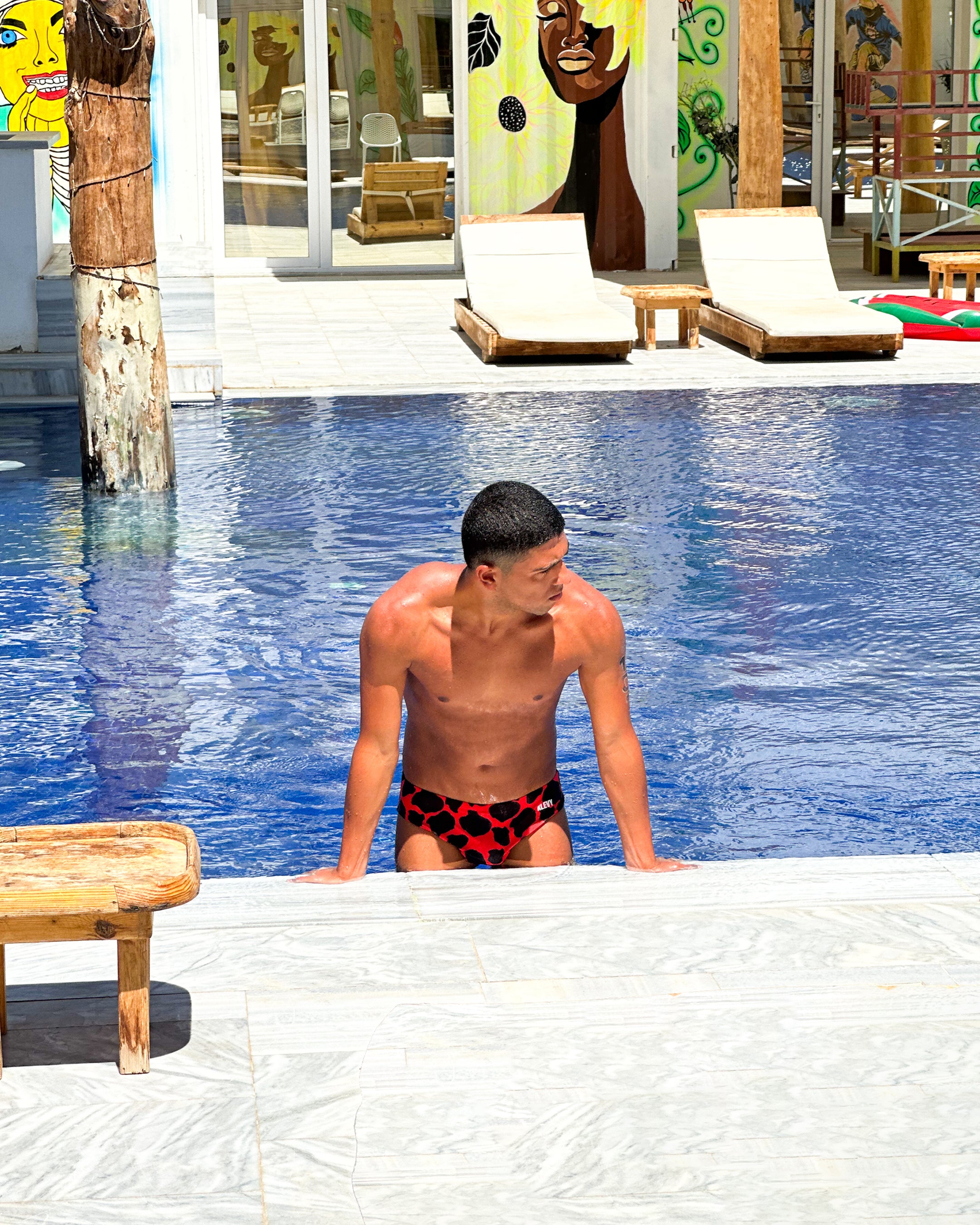 Men’s Swim Brief - Midnight Lava