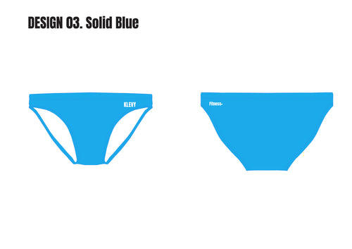 Men's Fitness+ Swim Brief - Ocean Blue