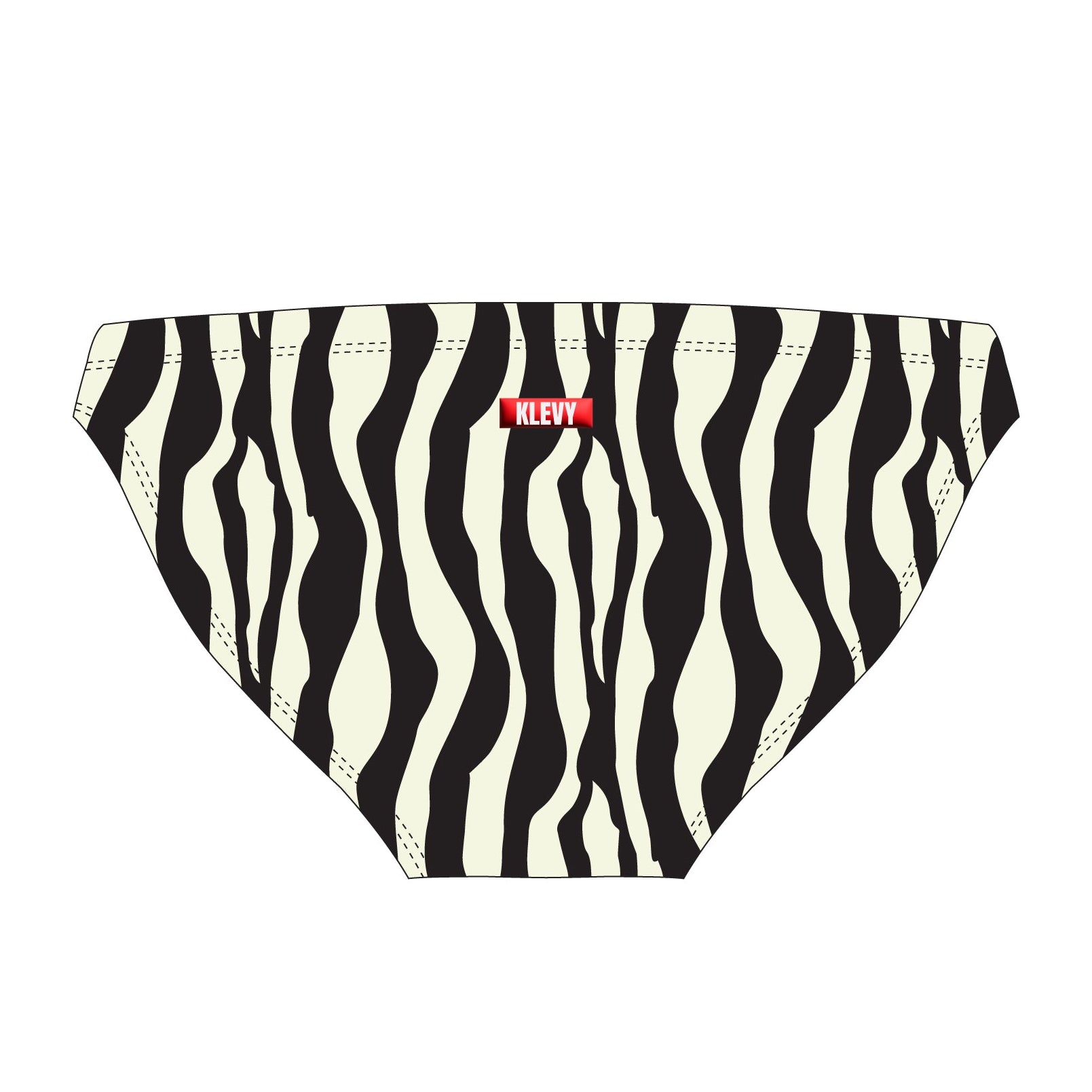 Men's zebra swim brief بيكيني مايوه رجالي سبيدو كلوت زيبرا اسود